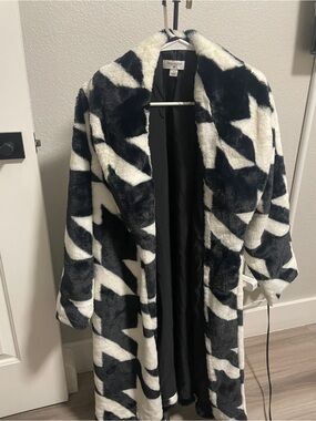 Sergio Hudson x Target Black & White Teddy Coat by Lush